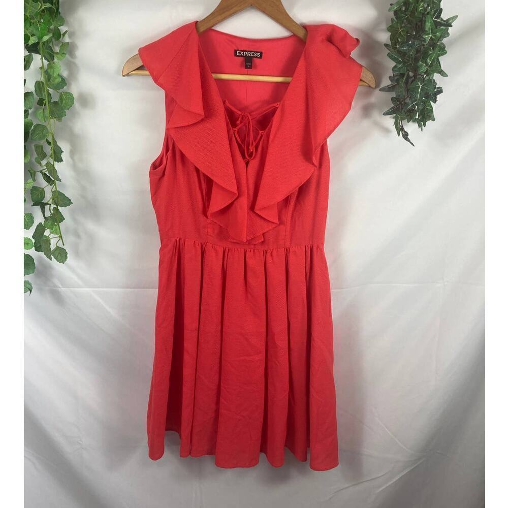 express ruffle top dress